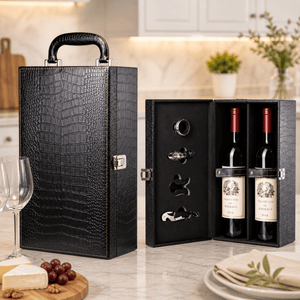 Best Leather Wine Tote Set When the Gift Must Say Everything
