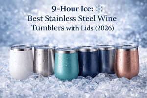 9-Hour Ice: Best Stainless Steel Wine Tumblers with Lids (2026)