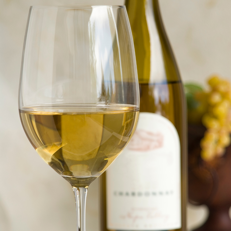 calories in a bottle of wine chardonnay