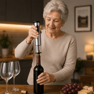 Easiest Wine Opener for Seniors — One Button Does Everything