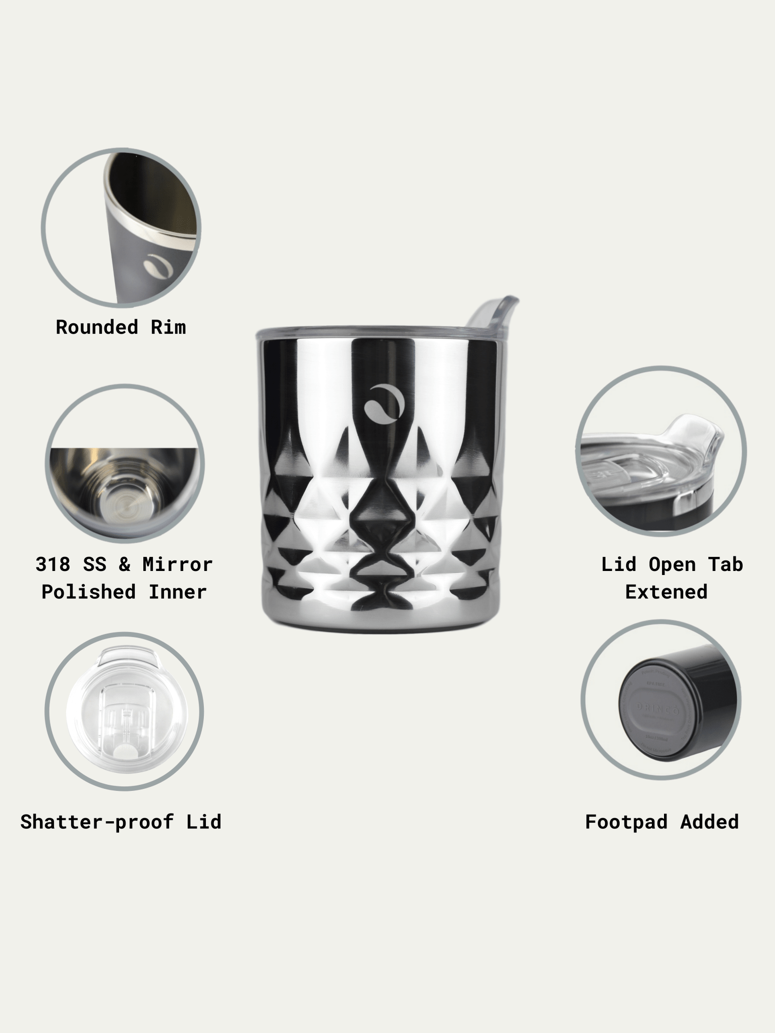 10oz Vacuum Insulated Wine & Whiskey Tumbler - True Wine Lover