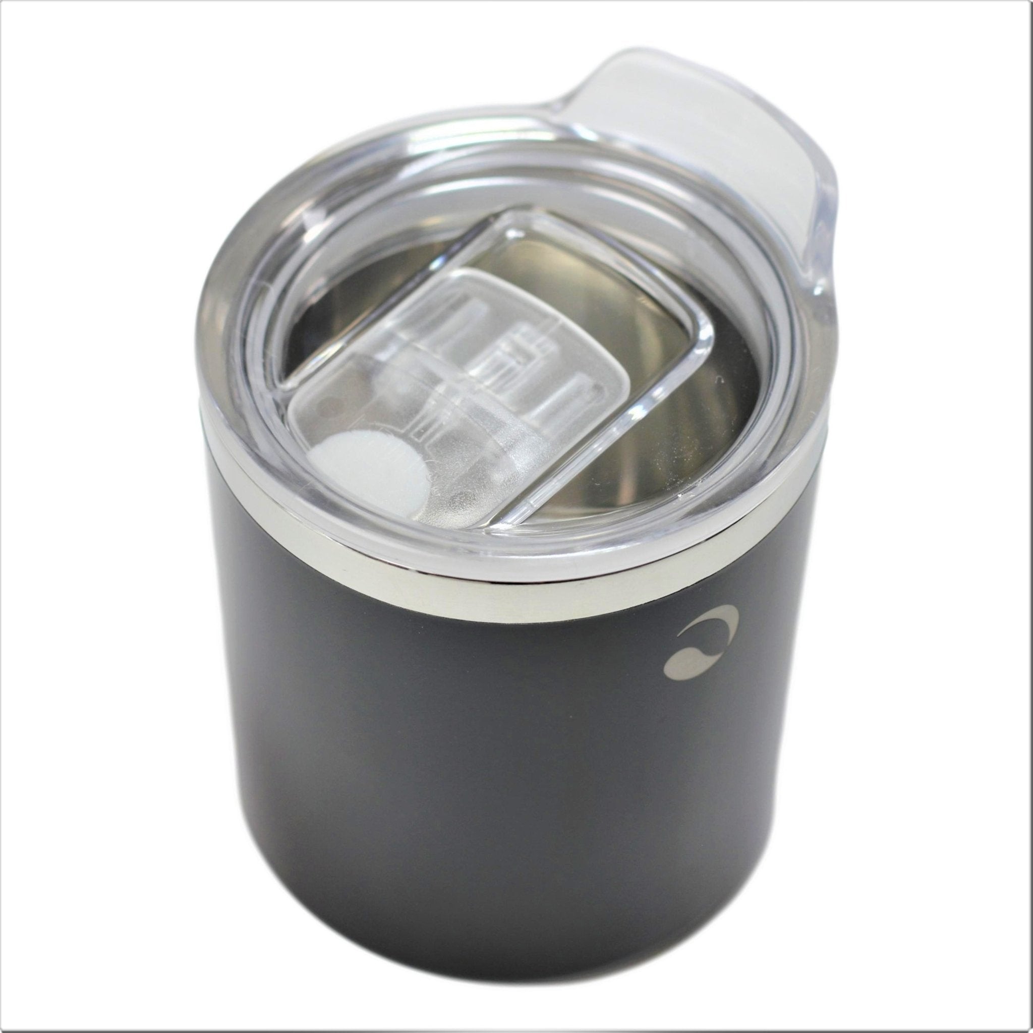 10oz Vacuum Insulated Wine & Whiskey Tumbler | Jet Black - True Wine Lover