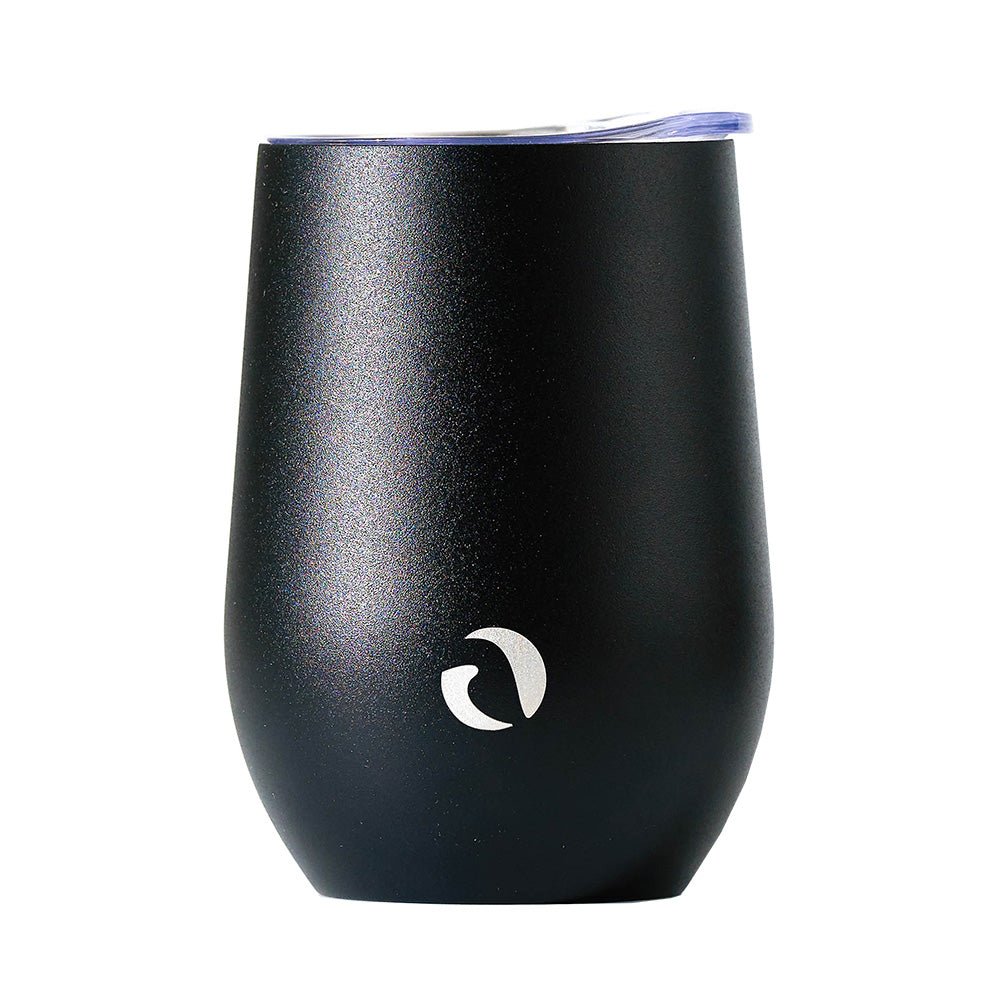 12oz Triple - Insulated Wine Tumbler | Matte Charcoal - True Wine Lover