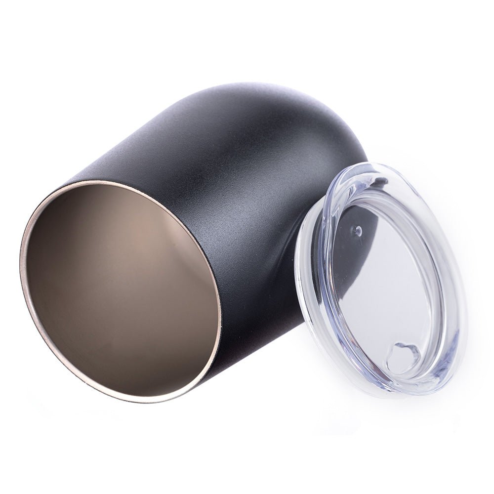 12oz Triple - Insulated Wine Tumbler | Matte Charcoal - True Wine Lover