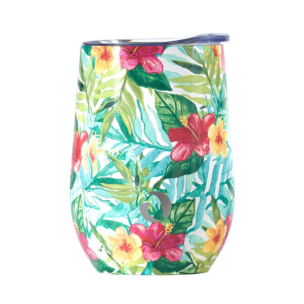12oz Triple - Insulated Wine Tumbler | Tropical Hues Edition - True Wine Lover
