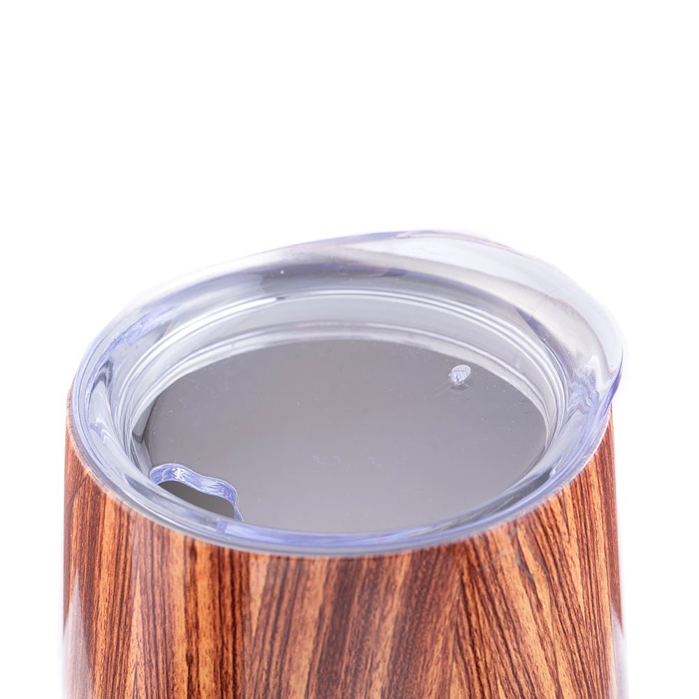 12oz Triple - Insulated Wine Tumbler – Woodland Edition Stainless Steel Glass - True Wine Lover