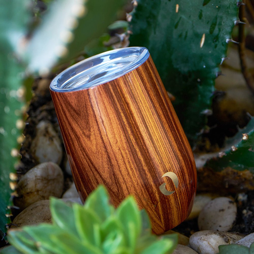 12oz Triple - Insulated Wine Tumbler – Woodland Edition Stainless Steel Glass - True Wine Lover