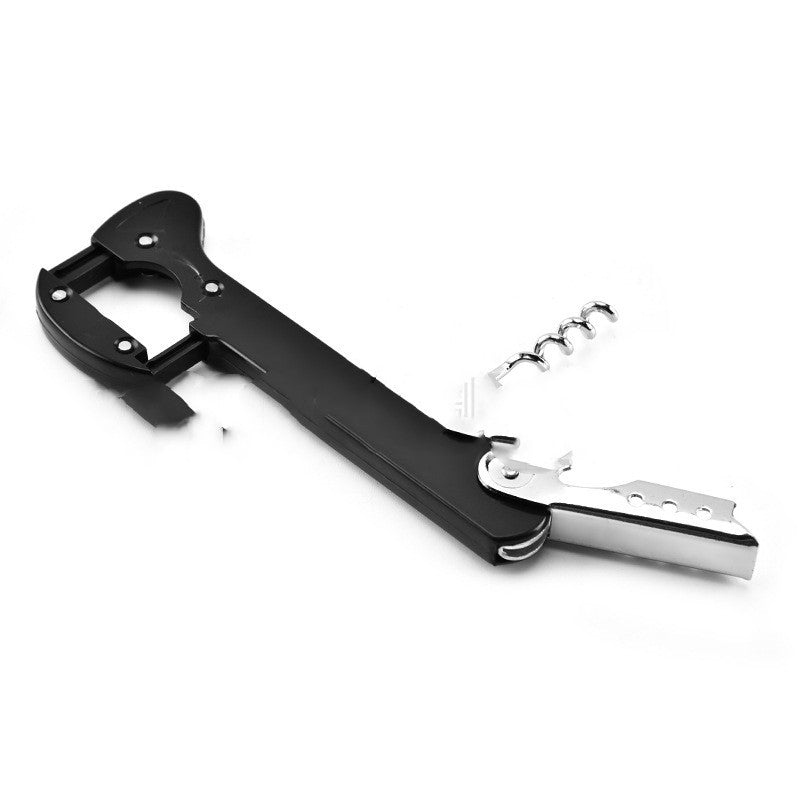 Sleek Recoil Waiters Corkscrew W Foil Cutter