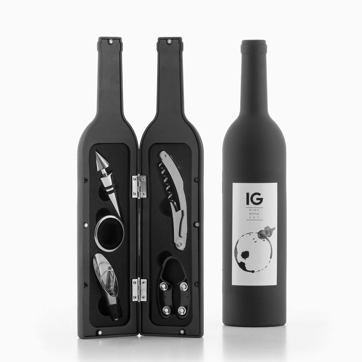 5 - Piece Deluxe Wine Tool Gift Set | Professional Bottle Presentation - True Wine Lover