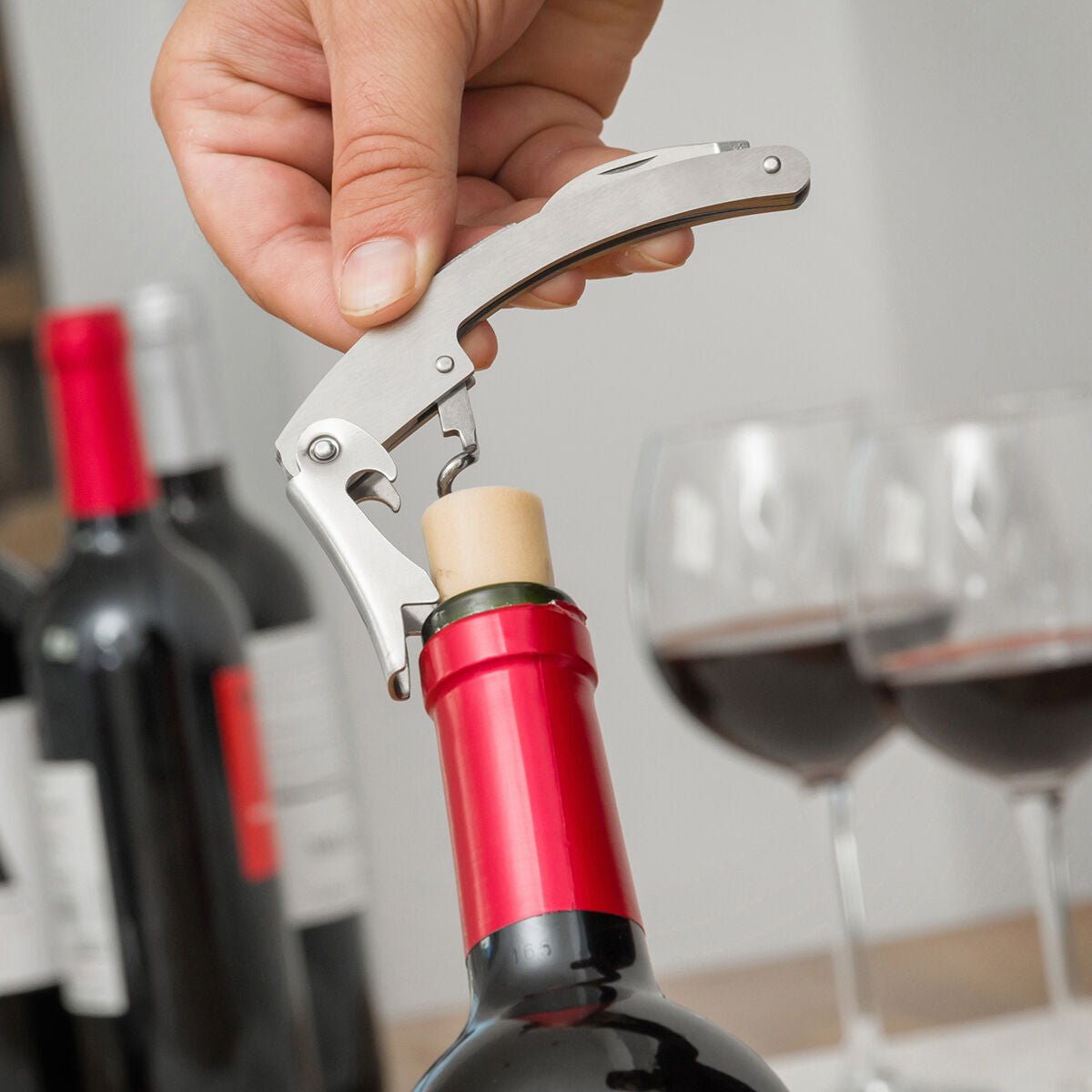 5 - Piece Deluxe Wine Tool Gift Set | Professional Bottle Presentation - True Wine Lover