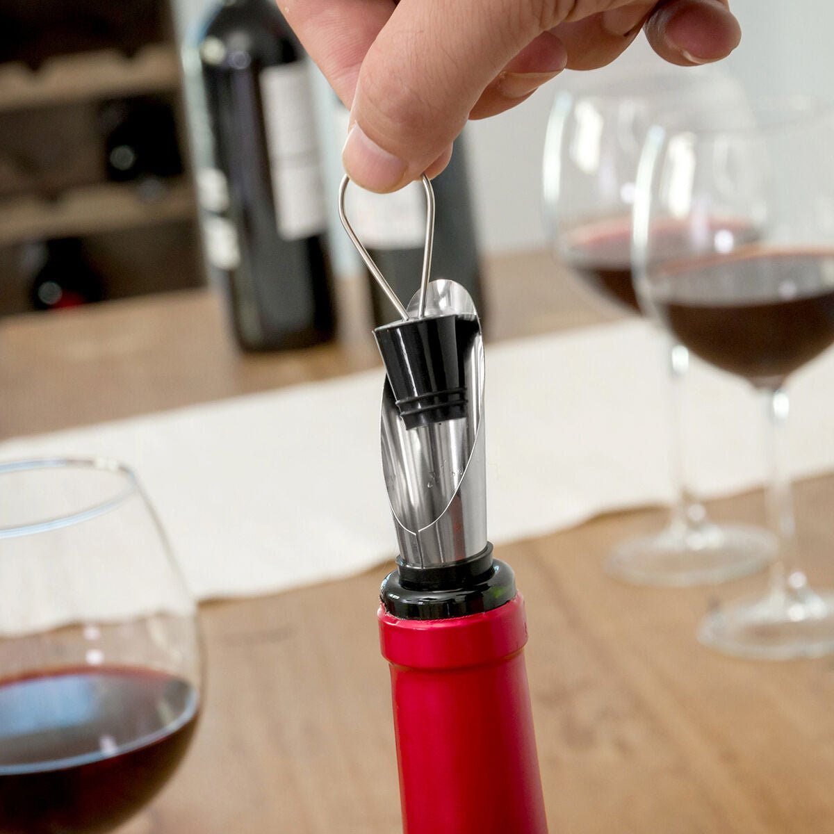 5 - Piece Deluxe Wine Tool Gift Set | Professional Bottle Presentation - True Wine Lover