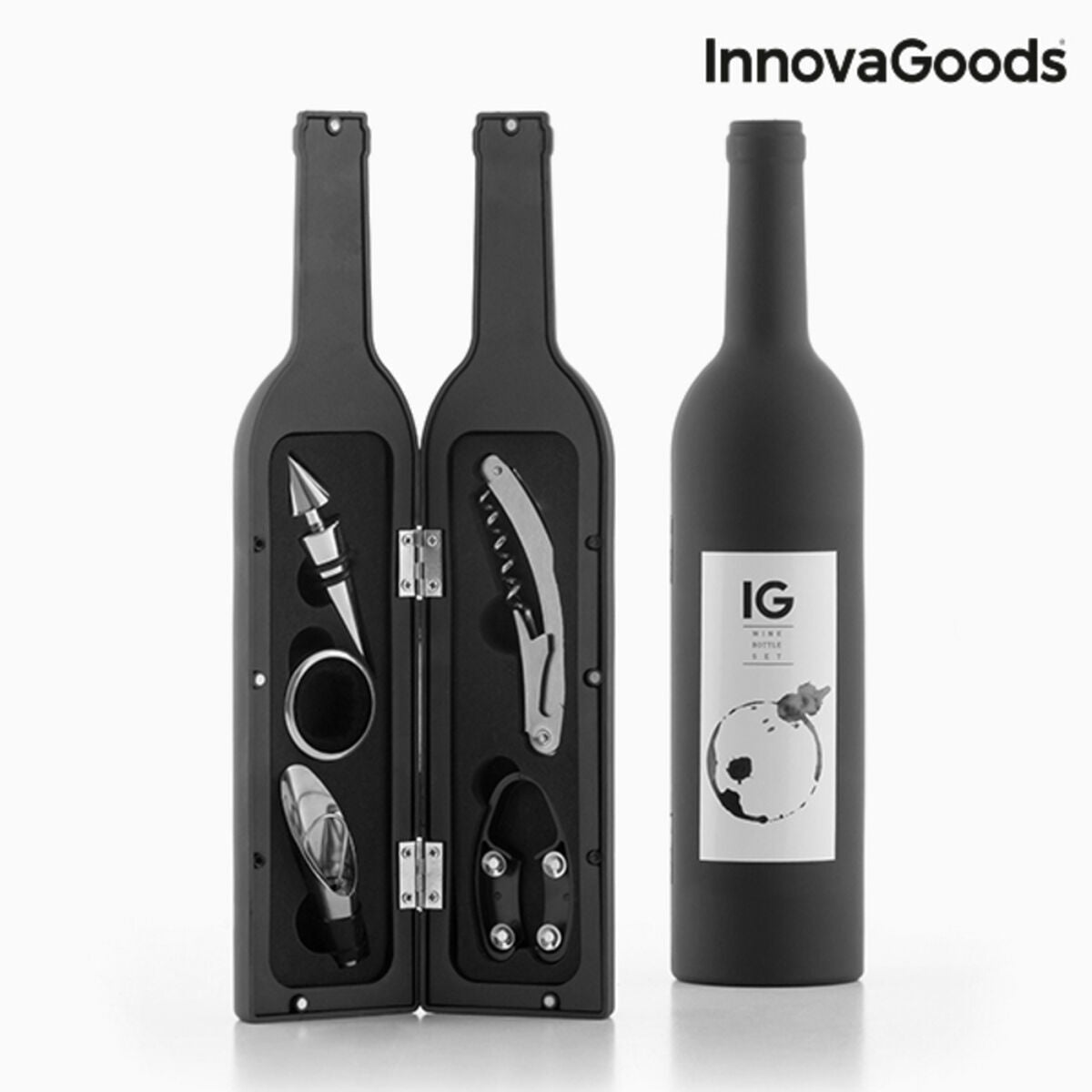 5 - Piece Deluxe Wine Tool Gift Set | Professional Bottle Presentation - True Wine Lover