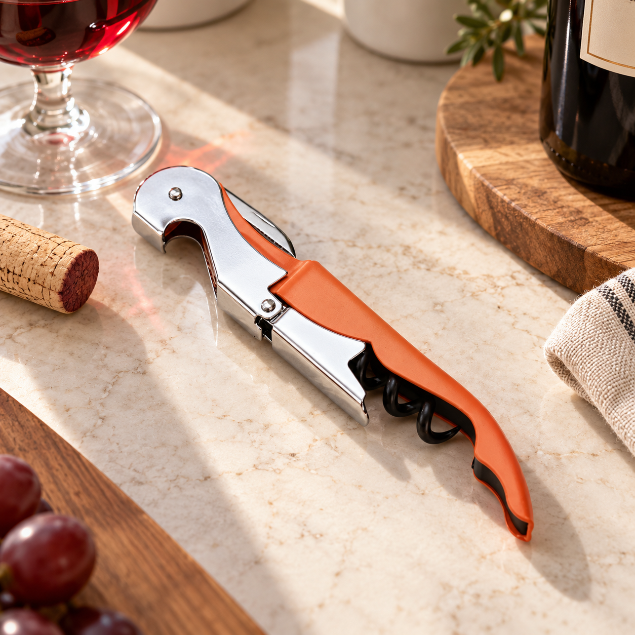 Professional Waiters Corkscrew Red