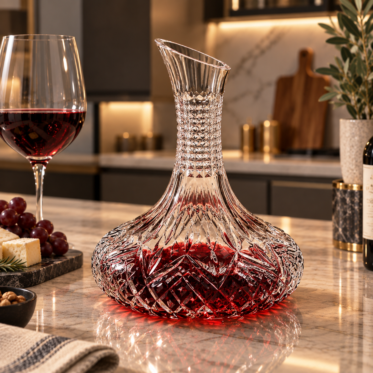 PrismCut Red Wine Decanter 1000ML