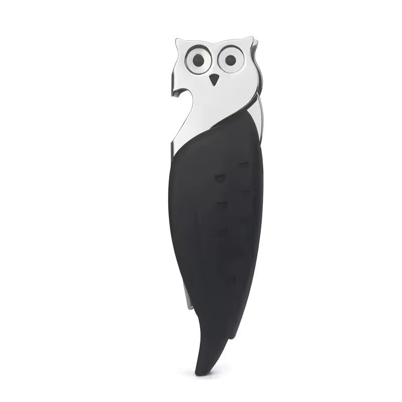 Owl-shaped bottle opener 