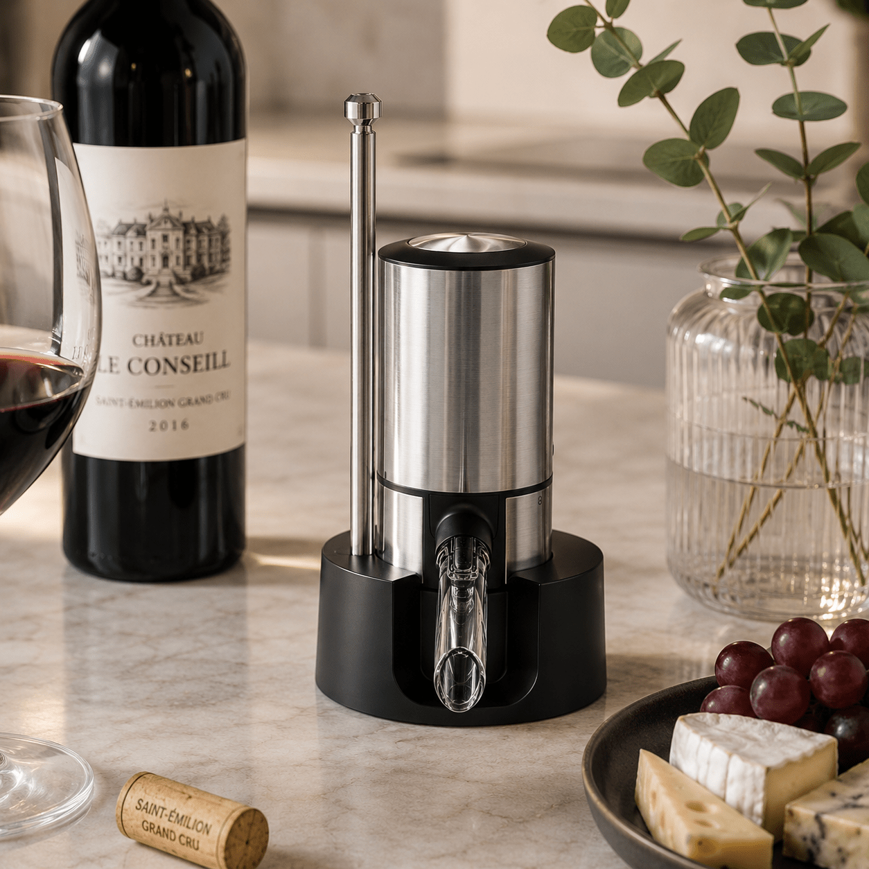 Automatic Wine Decanter & Dispenser - True Wine Lover