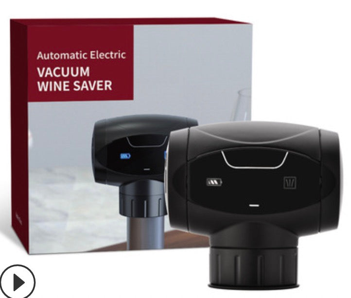 Battery - Operated Automatic Wine Saver – Reusable Vacuum Bottle Stopper & Saver - True Wine Lover