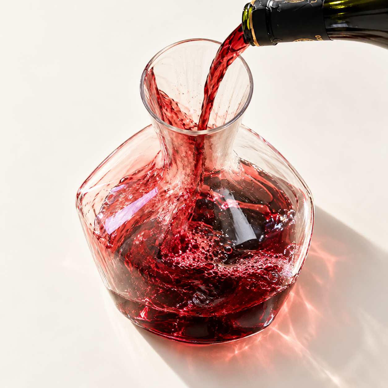 beautiful crystal decanter