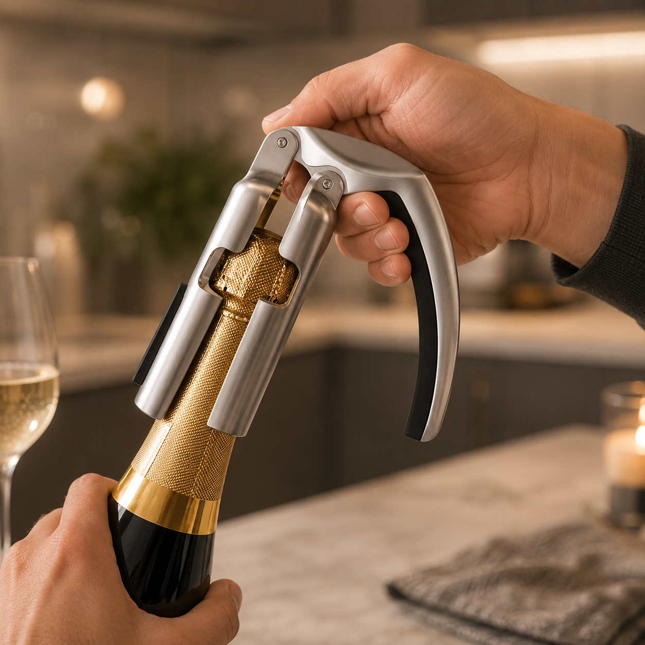champagne cork opener
