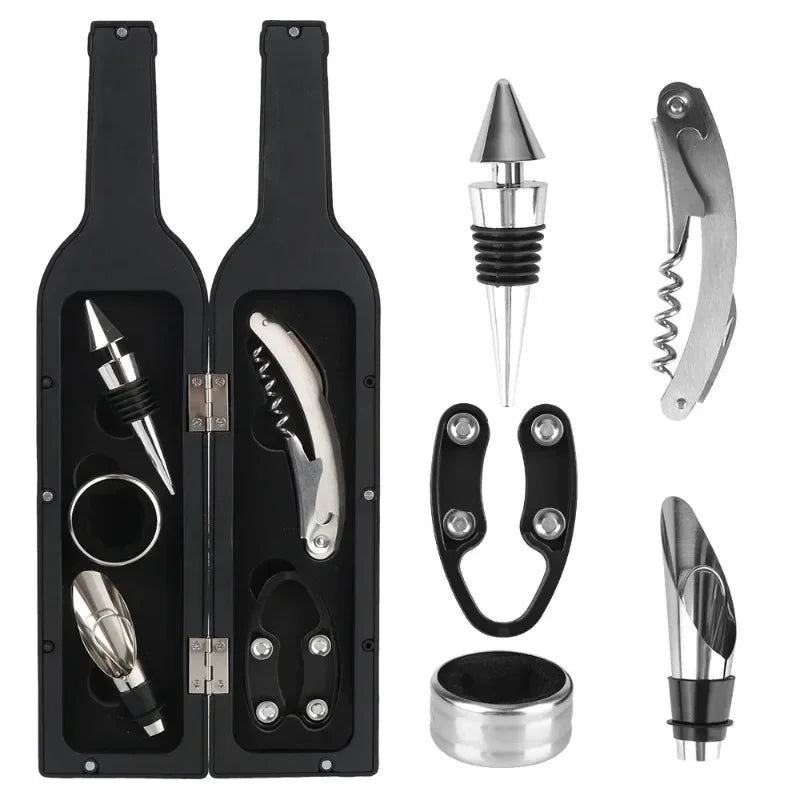 Deluxe Wine Opener Set with Foil Cutter: The Best Wine Bottle Opener Gift for Wine Lovers - True Wine Lover