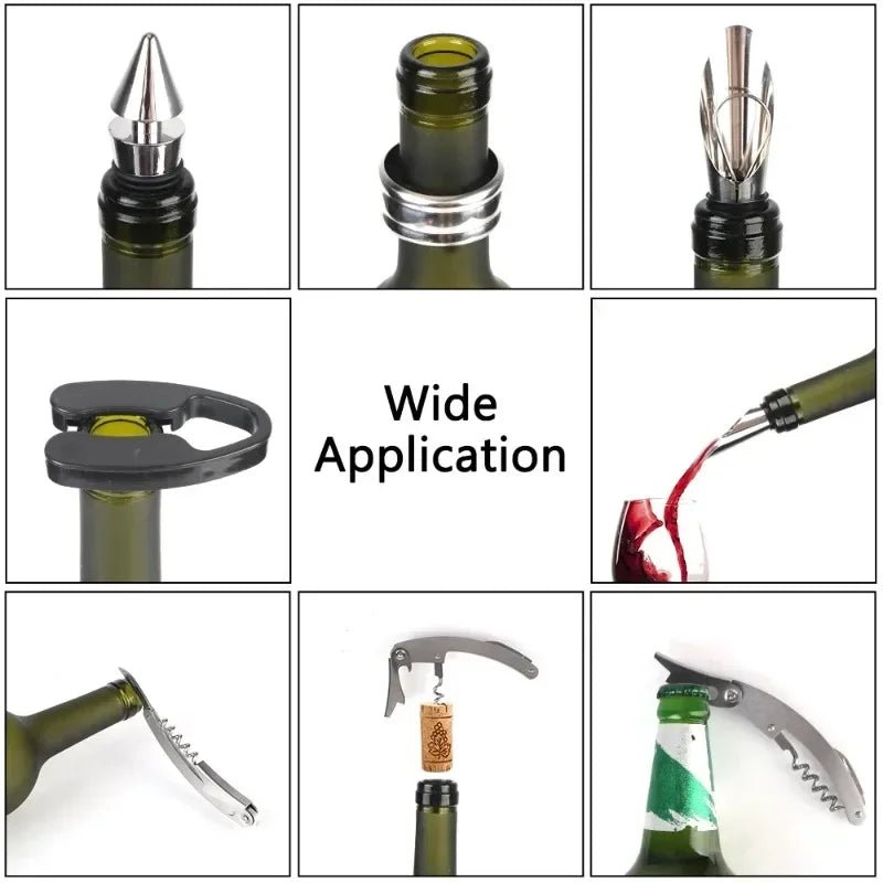 Deluxe Wine Opener Set with Foil Cutter: The Best Wine Bottle Opener Gift for Wine Lovers - True Wine Lover