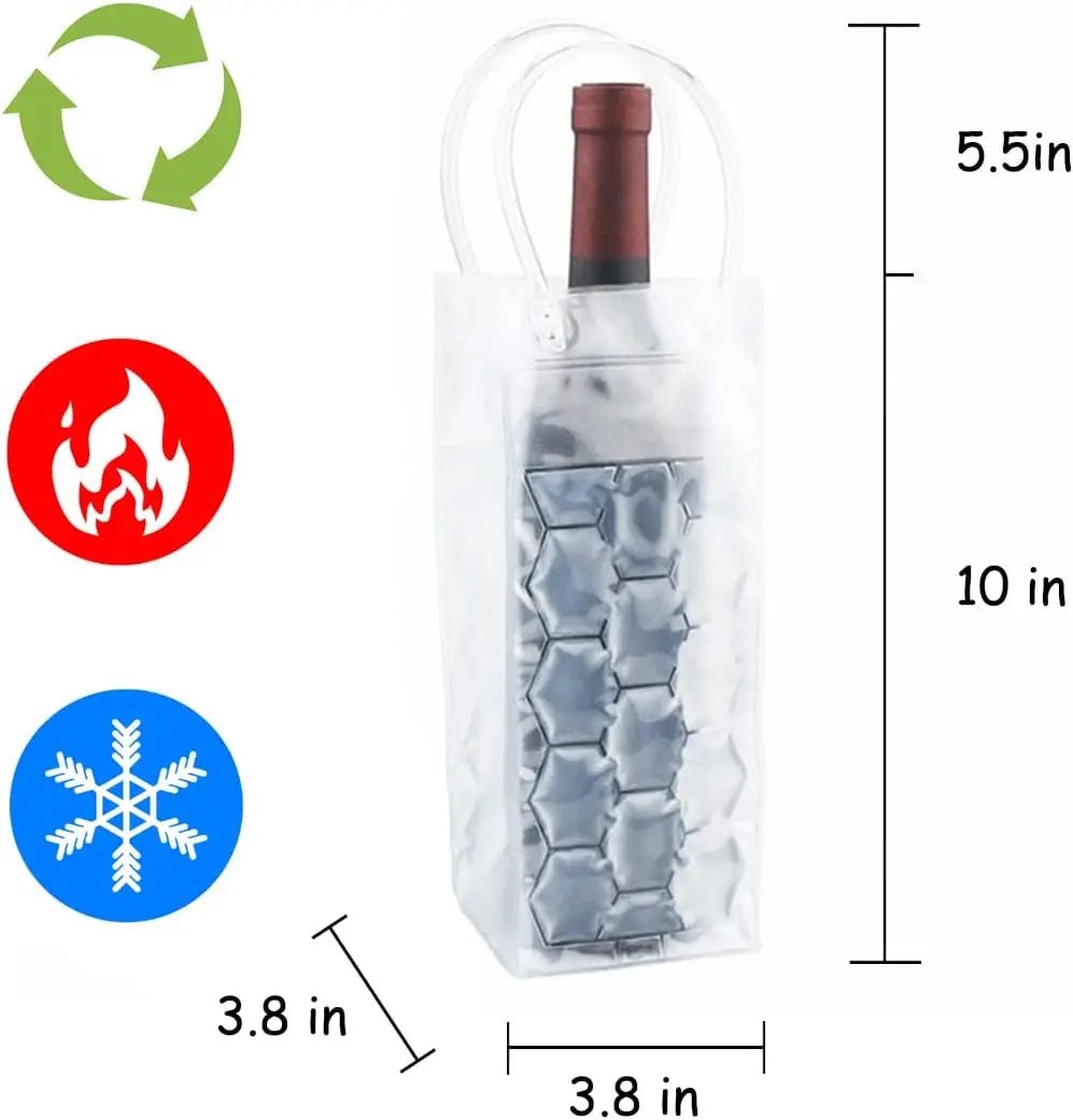 Gel Wine Chiller Wrap | Portable Cooling Sleeve for Travel & Picnics - True Wine Lover