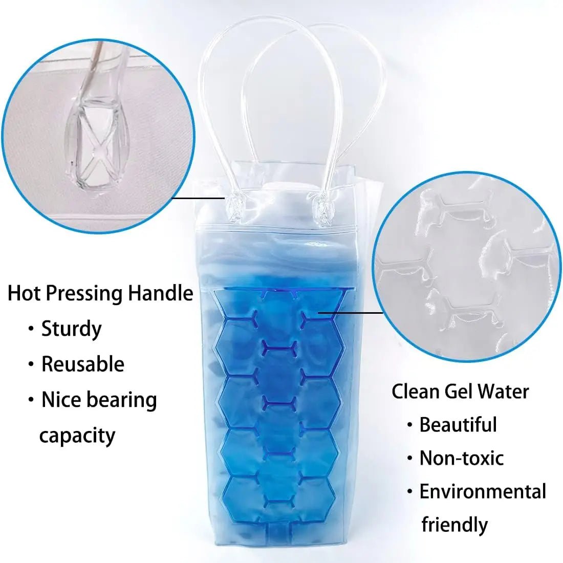Gel Wine Chiller Wrap | Portable Cooling Sleeve for Travel & Picnics - True Wine Lover