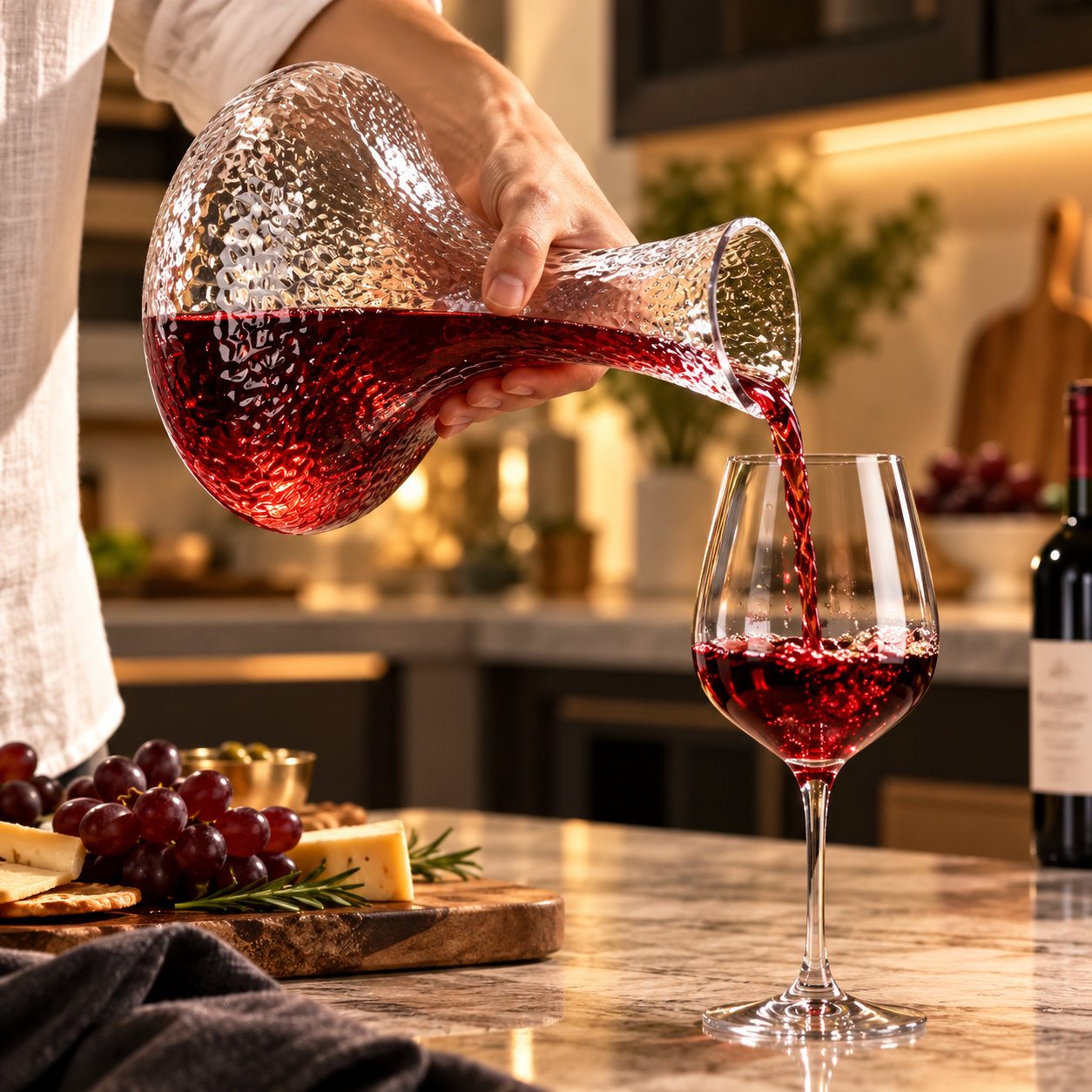 glass wine decanter