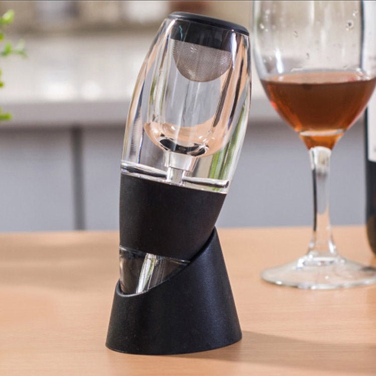 Instant Wine Aerator Pourer – Professional Handheld Red Wine Decanter - True Wine Lover