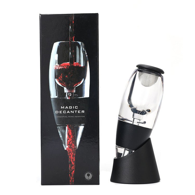 Instant Wine Aerator Pourer – Professional Handheld Red Wine Decanter - True Wine Lover