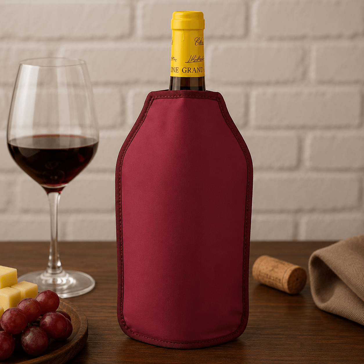 Insulated Wine Cooler Sleeve - True Wine Lover