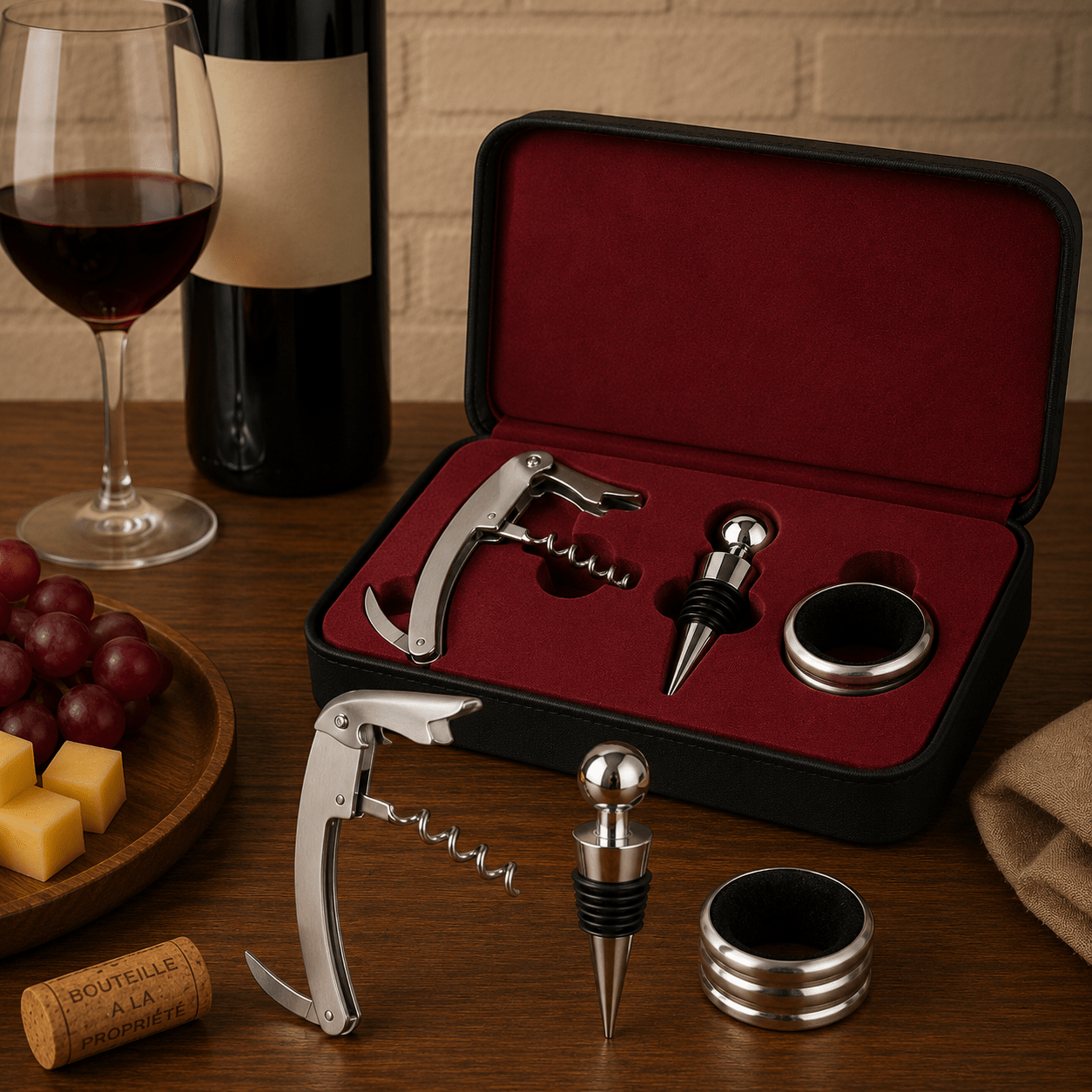 Multifunctional Stainless Steel Wine Opener Kit - True Wine Lover