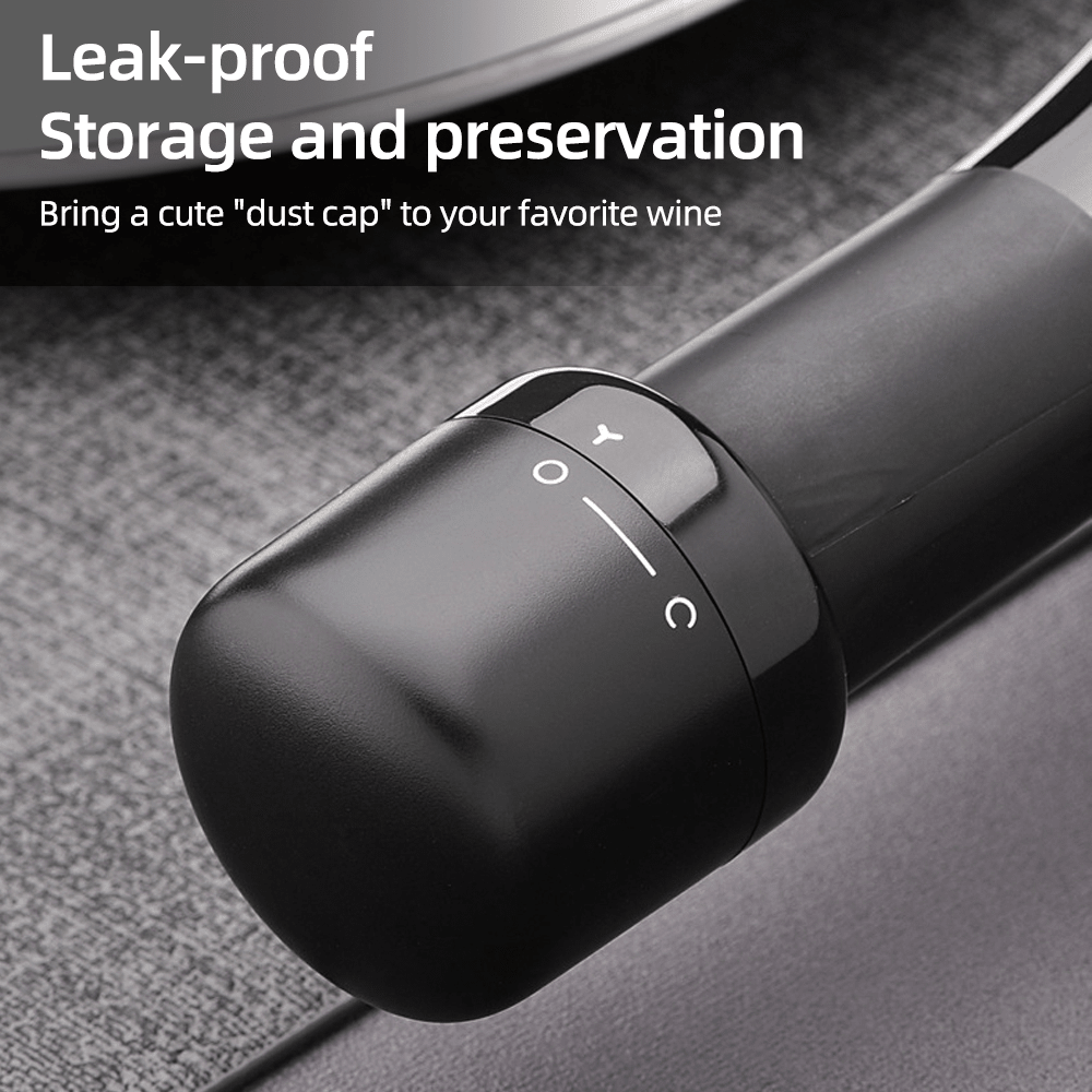 Precision Swivel - Lock Wine Saver | Compact & Durable Bar Accessory - True Wine Lover