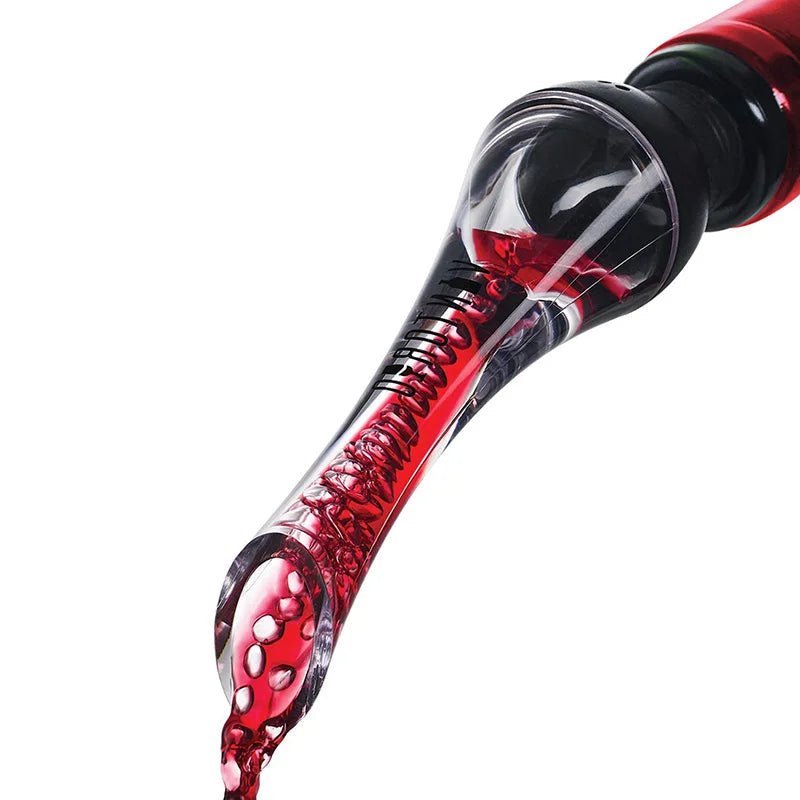 True Wine Lover professional 2-in-1 wine aerator and no-drip pourer spout