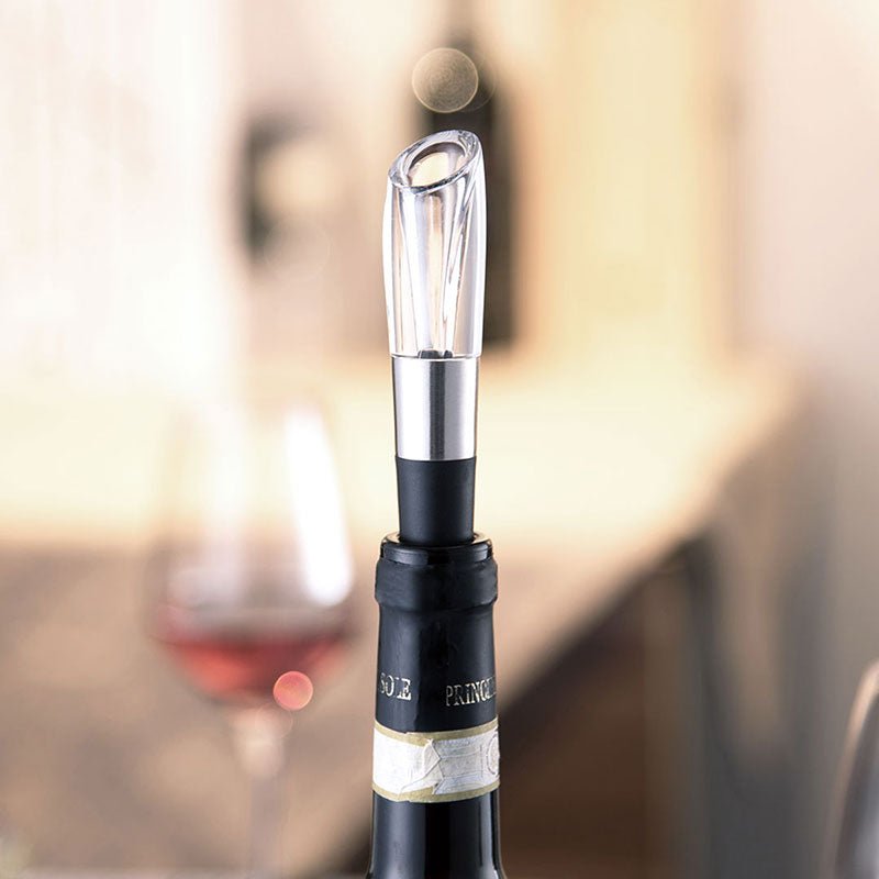 Professional 2 - in - 1 Wine Aerator & No - Drip Pourer Spout - True Wine Lover