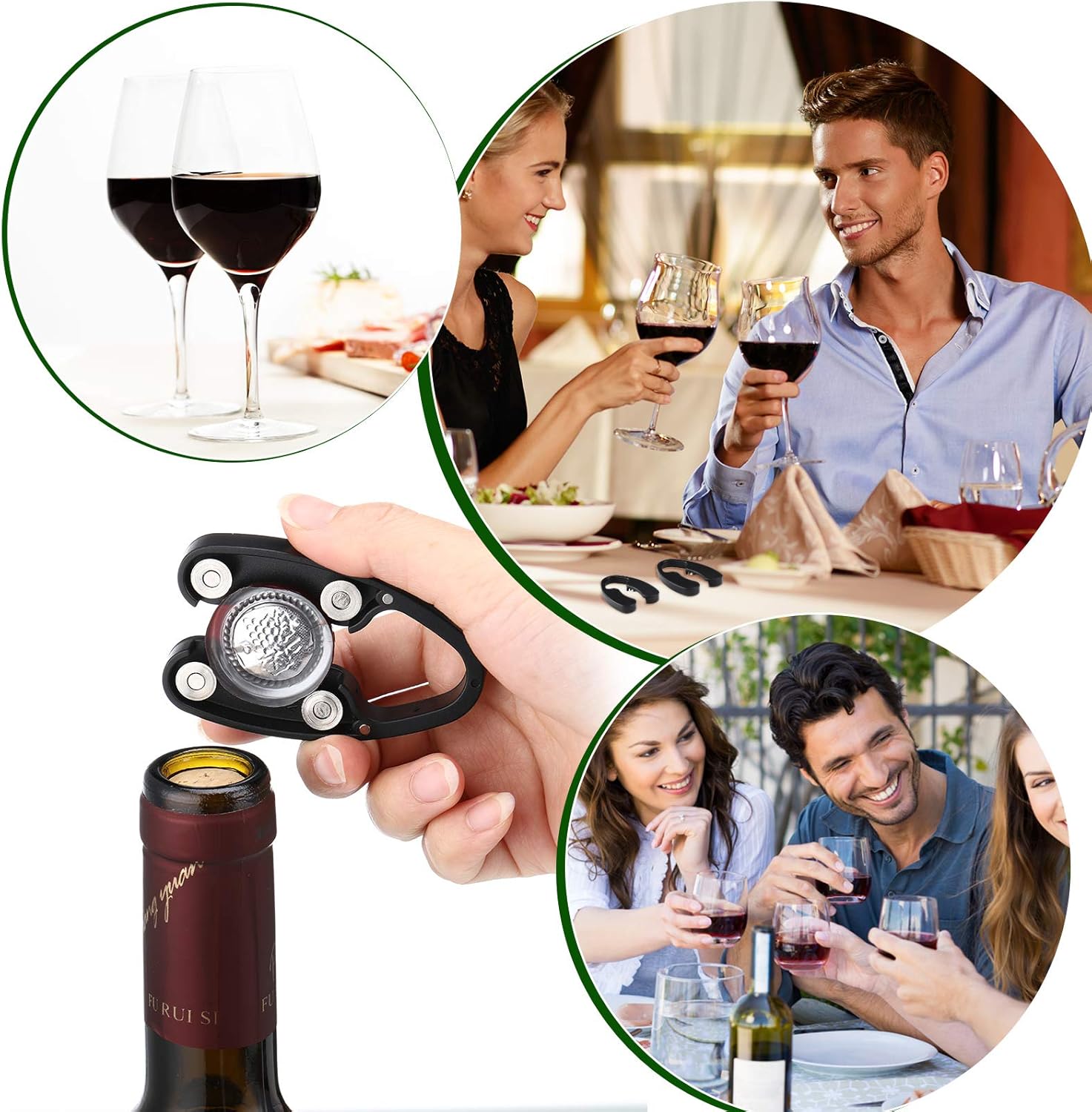 Professional Black Wine Foil Cutter | Precision Bottle Seal Remover - True Wine Lover