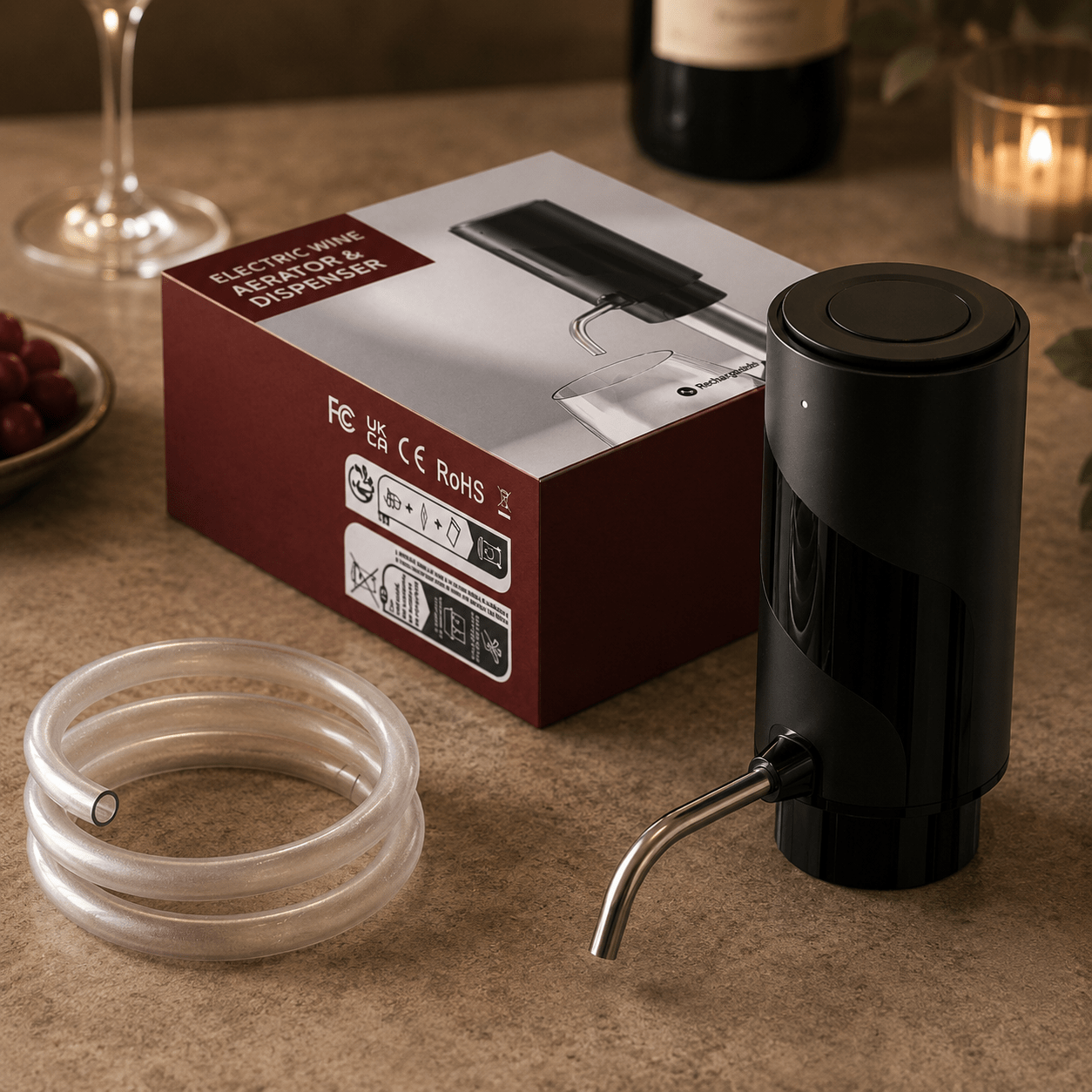 Professional Electric Decanter Pump - True Wine Lover