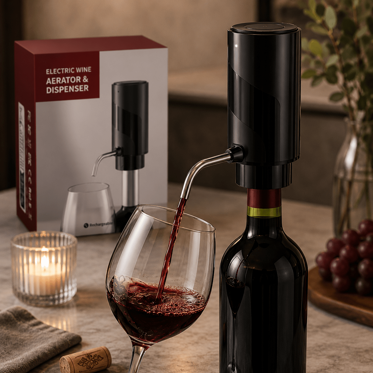 Professional Electric Decanter Pump - True Wine Lover