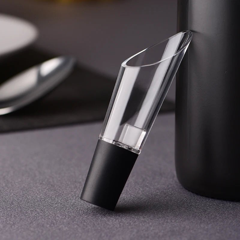 Professional Red Wine Aerating Pourer – Universal Fit Decanter Spout - True Wine Lover
