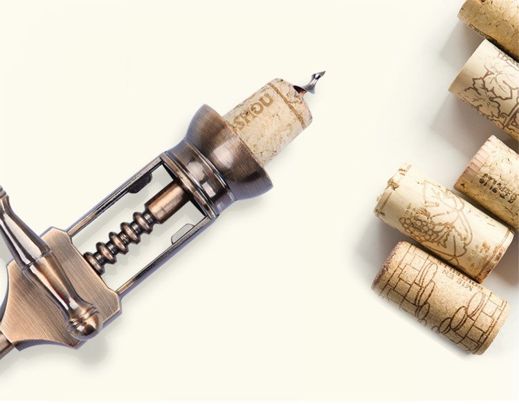 Rustic Bronze Manual Corkscrew | Heavy - Duty Wine Opener for Home & Bar - True Wine Lover