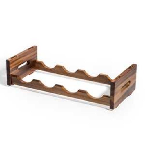 Stackable Acacia Wood Countertop Wine Rack | 4 - Bottle Display - True Wine Lover