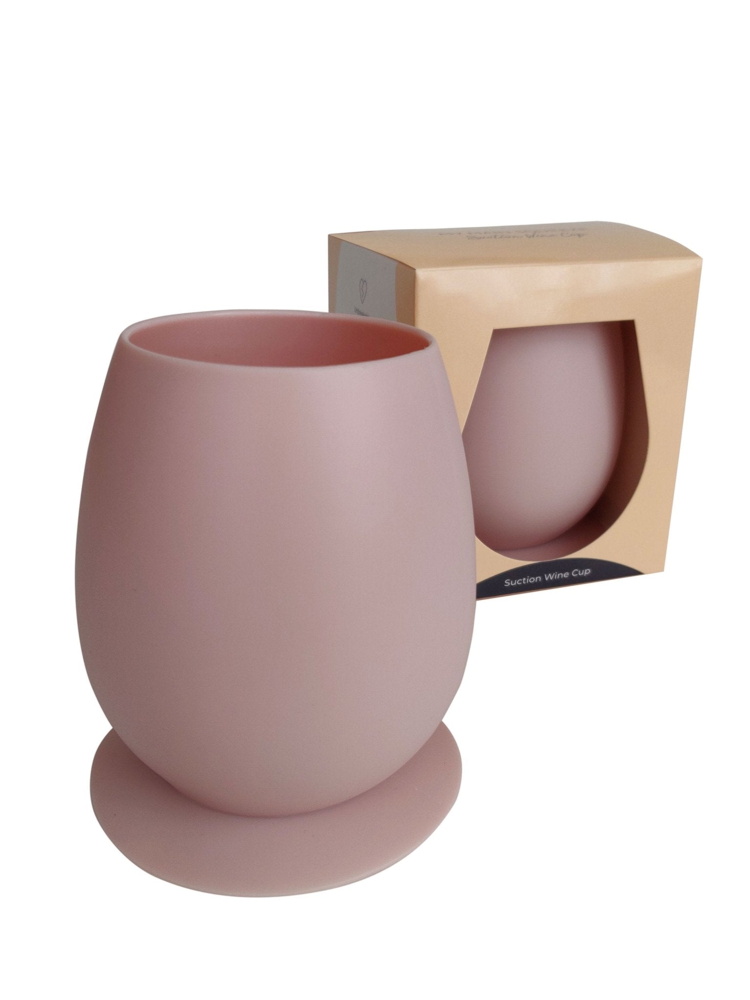 Unbreakable Suction Base Silicone Wine Cup | Spill - Proof Outdoor Glass 2Pcs - True Wine Lover