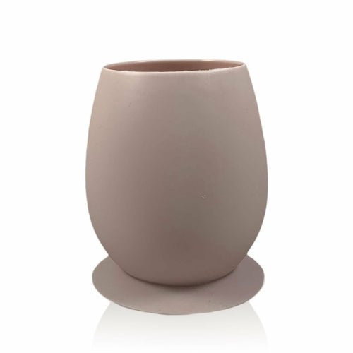 Unbreakable Suction Base Silicone Wine Cup | Spill - Proof Outdoor Glass 2Pcs - True Wine Lover