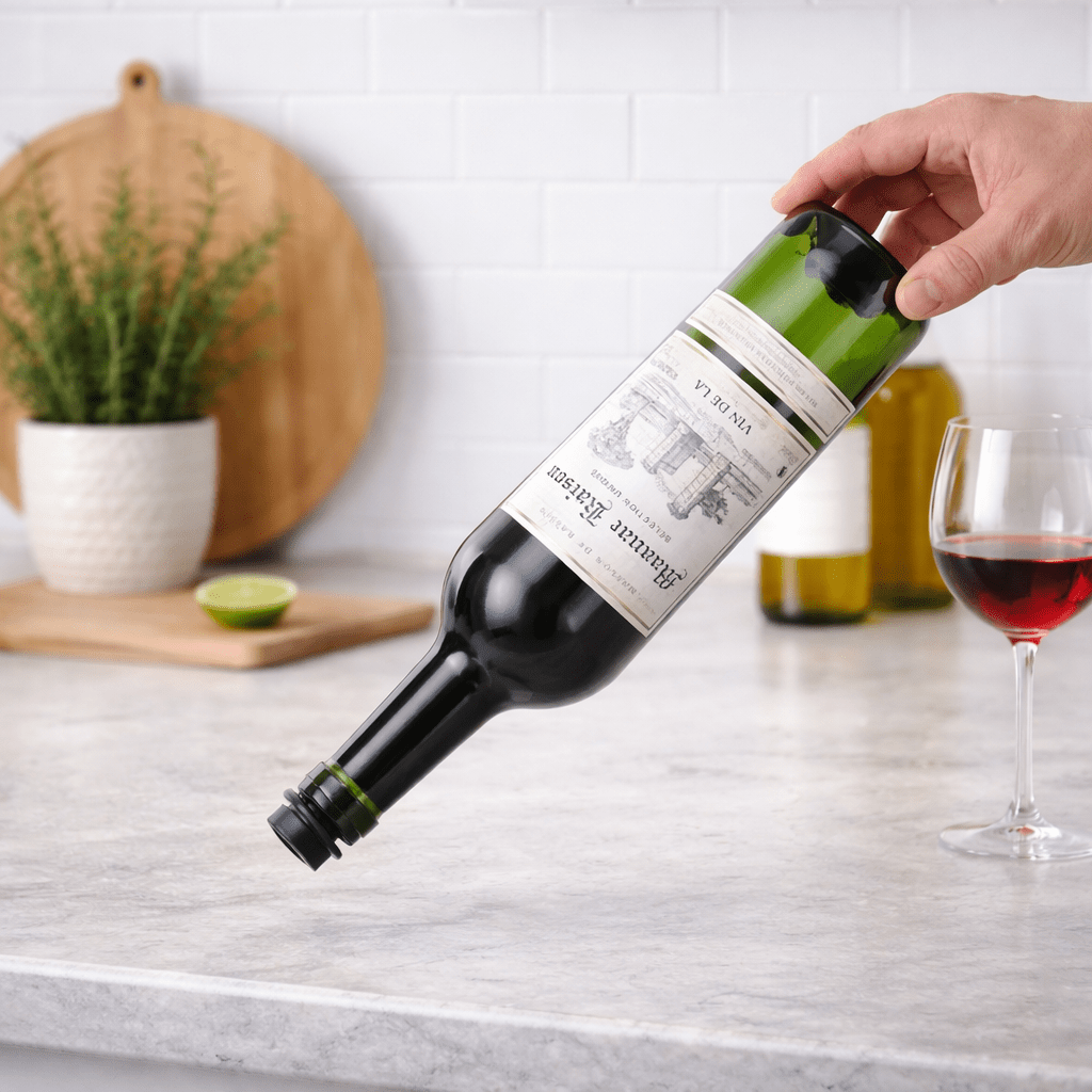 Universal Wine Saver Pump and Stopper Set – Airtight Red Wine Preserver (7 - Piece) - True Wine Lover
