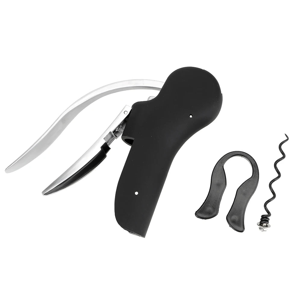 Vertical Lever Corkscrew Wine Opener – Professional 3 - Second Bottle Opener Set - True Wine Lover