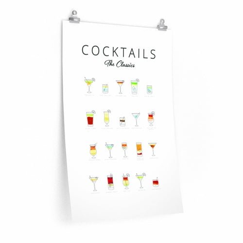 Vintage Cocktail Art Poster | Premium Matte Decor - True Wine Lover