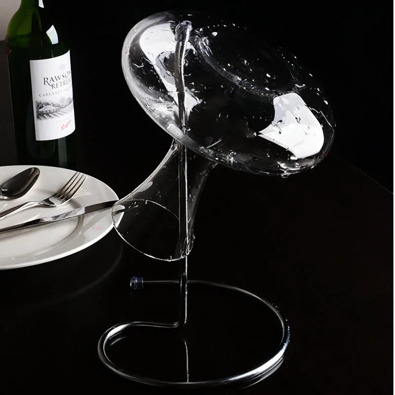 Wine Decanter Dryer & Display Stand – Rust - Resistant Stainless Steel Air - Dryer - True Wine Lover
